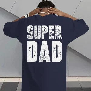 MenS Super Dad Graphic Tee 4