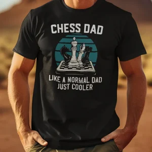 Mens Chess Dad Graphic T Shirt 2