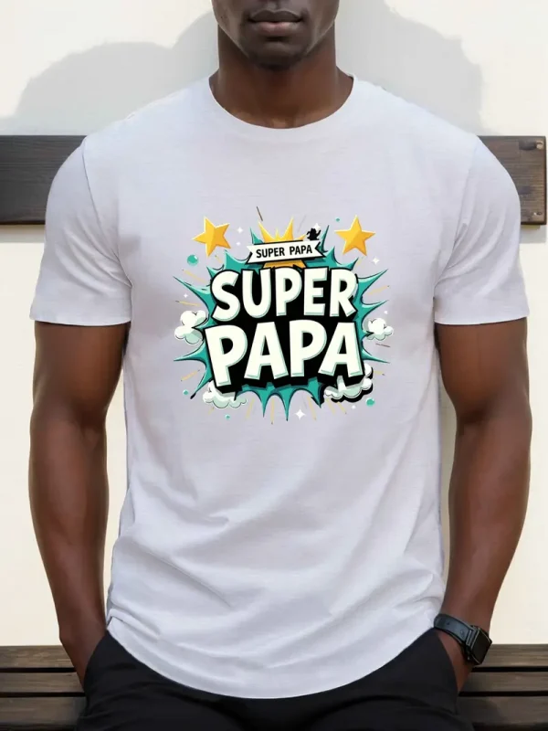 Mens Super Papa Graphic 1