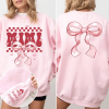 Mimi Bow Personalized Sweatshirt With Design On Sleeve Gift For Grandma Mom Wife Custom Sleeve NH96 3 1