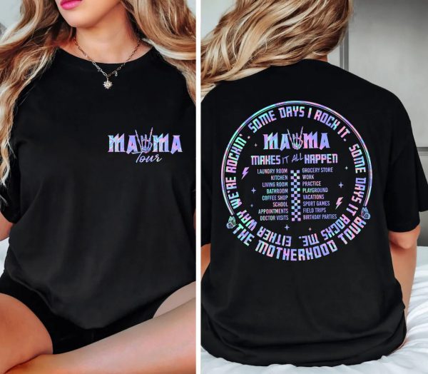 Motherhood Shirt Some Days I Rock It Shirt Mama Lighting Bold Shirt Mama Funny Tour ShirtMothers Day Funny Shirt 2 1