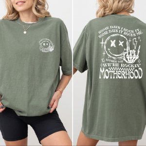 Motherhood Some Day Rock It Some Day It Rocks Me ShirtMama Shirt Rocker Mom Gifts Mothers Day Gift Rocker Mama Tee LS882 1 1