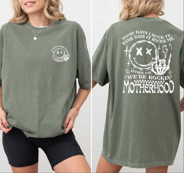 Motherhood Some Day Rock It Some Day It Rocks Me ShirtMama Shirt Rocker Mom Gifts Mothers Day Gift Rocker Mama Tee LS882 1 1