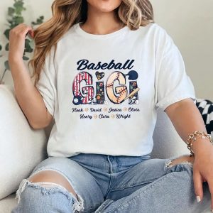 Personalized Baseball Grandma Shirt Baseball Mom Shirt Baseball Nana Shirt Mothers Day Shirt For Grandma Gigi Shirt Mimi Shirt 2 1