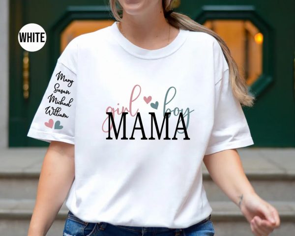 Personalized Boy Mama Shirt With Kid NamesComfort Colors Custom Mama Tshirt Personalized Mom Shirt Mothers Day Gift Mom Birthday Gift 4 1