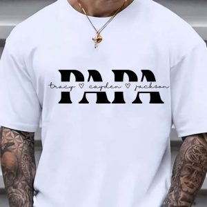 Personalized Fathers Day Shirts Svg Bundle Custom Name Dad Daddy 3 1