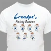 Personalized Fishing Buddies T Shirt 1