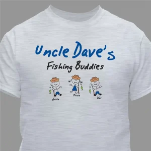 Personalized Fishing Buddies T Shirt 2