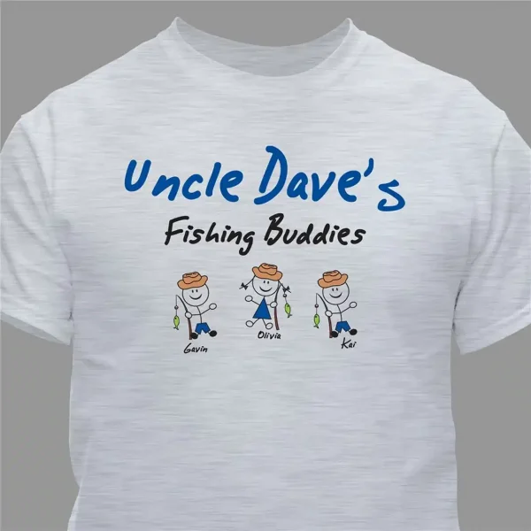 Personalized Fishing Buddies T Shirt 2