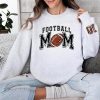 Personalized Football Mom Sweatshirt Football Mama Hoodie Custom Name and Number On Sleeve Football Shirt6 1