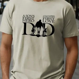 Plus Size Mens DAD Graphic Print 2