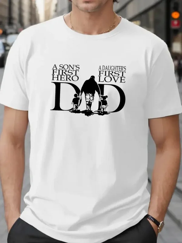 Plus Size Mens DAD Graphic Print 3