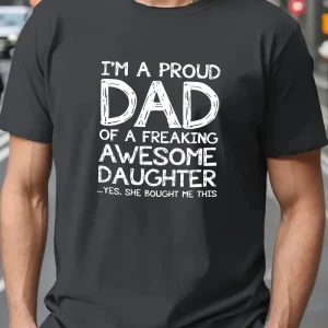 Plus Size Mens Proud Dad Cozy Fit 3