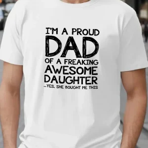 Plus Size Mens Proud Dad Cozy Fit 4