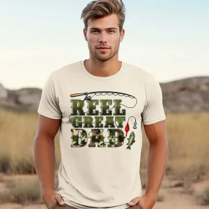 Reel Great Dad Shirt Fisher Daddy Shirt 2