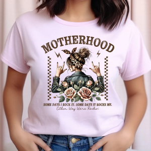 Some Days I Rock It Some Days It Rocks Me Shirt, Funny Motherhood T-shirt, Rocking motherhood Tee, Mother's Day Gift
