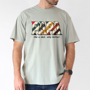 funny papa shirt for men like a dad only better grandpa humor tee 3 1