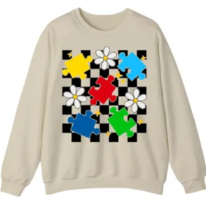 "I Would Not Change You For The World" Autism Mom Shirt, Puzzle Piece Bow Tie Support Gift 2 5.1 16