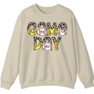 Baseball Game Day Graphic Crewneck Sweatshirt