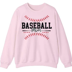 Baseball Mom Sweatshirt - Game Day Crewneck for Sports Mothers