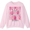 Breast Cancer Awareness Pink Ribbon Sweatshirt, Support Admire Honor Fighter Survivor Shirt 8 5.2 77