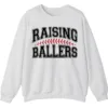Raising Ballers Sweatshirt, Baseball Mom Crewneck, Softball Game Day Pullover, Sports Parent Gift 7 5.4 22