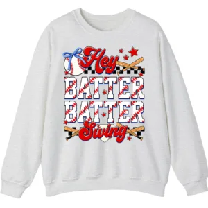 Baseball Mama Checkered Sweatshirt, Retro Softball Bow Crewneck, Game Day Mom Pullover