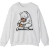 Autism Grandma Bear Sweatshirt, Puzzle Piece Teddy Bear Hug Support Gift 6 5.4 7