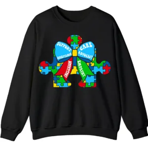 Change The World For You Autism Awareness Ribbon Sweatshirt, Sentimental Parent Gift
