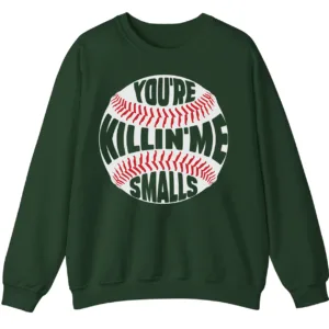 You're Killin' Me Smalls Baseball Quote Sweatshirt, Sandlot Movie Fan Crewneck, Funny Vintage Sports Pullover 1 5.8 33
